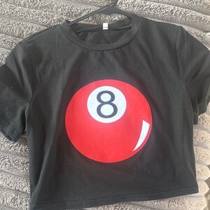 Black 8 Ball Girls T-Shirt